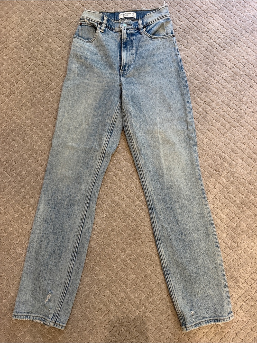 Abercrombie 90s Straight Ultra High Rise - Curve Love 25/0R